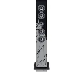 LENCO IBT-6 NY Liberty / Säulenlautsprecher / 40W / Bluetooth / FM / USB / SD / AUX / LCD 