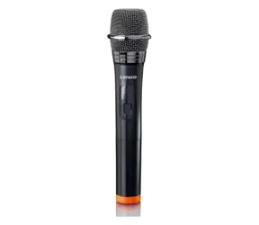 LENCO MCW-011BK / Mikrofon / Funkempfänger 6,3 mm Klinke / 863,5 MHz / 2x AA