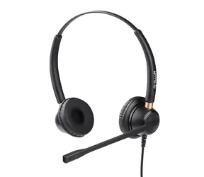 Tellur 520N schwarz / Headset / Binaural / USB / QD / 2,2 m