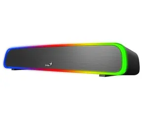 Genius 200BT schwarz / Lautsprecher / Bluetooth 5.1 / kabellos / 3,5-Zoll-Buchse / USB / 4W / RGB