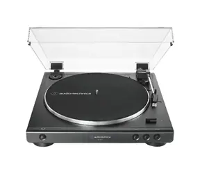AUDIO TECHNICA AT-LP60XBK schwarz / Plattenspieler / 33,3 & 45 U/min / RCA / 3,5-mm-Klinke / Vorverstärker 