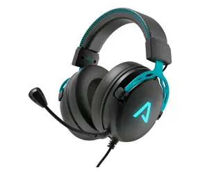 Lamax Heroes Defender1 schwarz / Gaming-Headset mit Mikrofon / USB / 3,5-mm-Klinkenstecker / 2,0 m Kabel