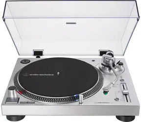 AUDIO-TECHNICA AT-LP120XUSB silber / Plattenspieler / 33 U/min & 45 U/min & 78 U/min / Direktantrieb 