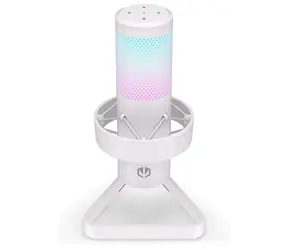 Endorfy AXIS Streaming weiß / Tischmikrofon / USB / RGB / 2,5 m