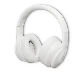 Qoltec 50845 Soundmasters weiß / Kabellose Kopfhörer / Mikrofon / Bluetooth 5.0 / 3,5-mm-Klinke / USB-C (kostenpflichtig)