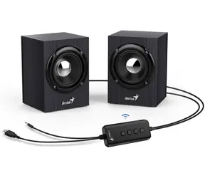 Genius SP-HF385BT / Lautsprecher / 2,0 / 4 W / Holz / BT 5,0 / 3,5 mm + USB