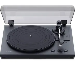 Teac TN-175 schwarz / Plattenspieler / 33 & 45 U/min / Cinch / Vorverstärker 