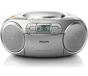 Philips AZ127 Silber / Radio / UKW / CD 