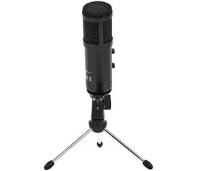 LORGAR Soner 313 schwarz / Tischmikrofon / Kondensator / USB-B