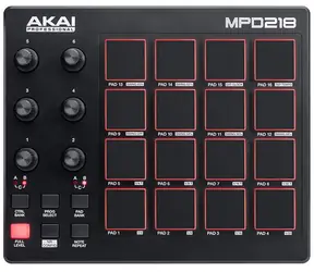AKAI MPD 218 Pad MIDI USB Controller Schwarz / Mixer