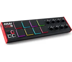 AKAI LPD 8 MKII - Mini-USB/MIDI-Controller schwarz