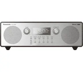 Panasonic RF-D100BTEGT silber / Tischradio / UKW / DAB+ / Bluetooth / 3,5mm