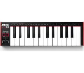 AKAI LPK 25 MKII - Steuerungstastatur Pad-Controller MIDI USB schwarz-rot
