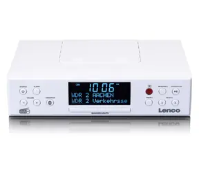LENCO KCR-190 weiß / Radio / DAB+ / FM / 4W / 3,5mm / BT 5.2
