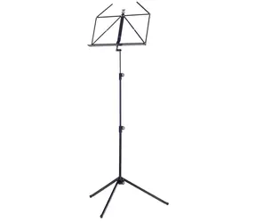 K&M 100/1 Notenständer schwarz / Höhe von 625 bis 1240 mm