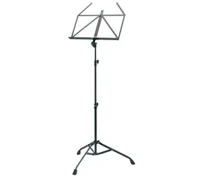K&M 107 Notenständer schwarz / Höhe von 675 bis 1470 mm