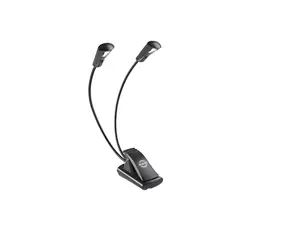 K&M 12243 Doppel-Notenpultbeleuchtung / LED / 3x 1,5 V AAA