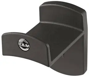 K&M 16312 Wandhalterung für Kopfhörer schwarz