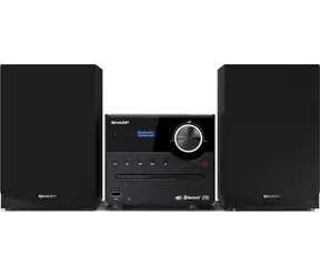 Sharp XL-B517D schwarz / Mikrosystem / 2,0 / 45 W / DAB+ / FM / BT / CD / USB / 3,5 mm