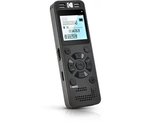 Kodak VRC 350 schwarz / Diktiergerät / 8 GB / bis zu 581 Stunden Aufnahme / USB-C / 2x 3,5 mm