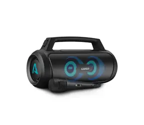 Lamax PartyGo1 schwarz / Bluetooth-Lautsprecher / 100 W / 8000 mAh / BT 5.3 / AUX / microSD / USB / IP67