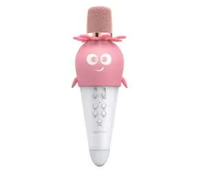 Forever AMS-200 Bluetooth-Mikrofon mit Lautsprecher rosa
