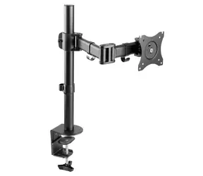 Ultradesk Skeleton Single schwarz / Monitorhalterung / bis 9kg / 17" bis 30" / VESA 75x75 & 100x100