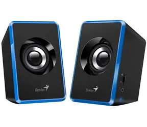Genius SP-U125 blau-schwarz / Lautsprecher / 2.0 / 3W / USB + 3,5mm Klinke