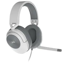 Corsair HS55 weiß / Gaming-Kopfhörer / Mikrofon / 3,5-mm-Klinke / 1,8 m