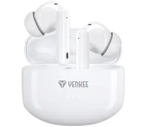 YENKEE YHP 08BT ANC Harmon weiß / Kabellose Kopfhörer / Mikrofon / Bluetooth 5.3