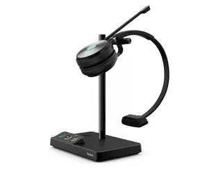 Yealink WH62 Mono schwarz / Kabelloses Mobilteil mit Mikrofon / für Yealink IP-Telefone / Basisstation / DECT