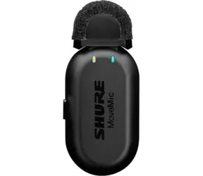 Shure MoveMic MV-ONE Z6 schwarz / Kabelloses Ansteckmikrofon / IPX4