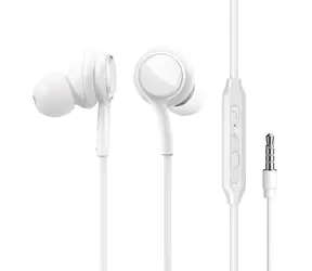 Joyroom JR-EW02 weiß / In-Ear-Kopfhörer / Mikrofon / 1,2 m / 3,5 mm Klinke