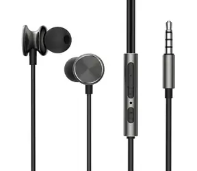 Joyroom JR-EW03 dunkelgrau / In-Ear-Kopfhörer / Mikrofon / 1,2 m / 3,5-mm-Klinke 