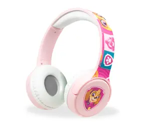Paw Patrol Bluetooth-Kopfhörer rosa / Kabellose Kinderkopfhörer 