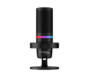 HyperX DuoCast USB schwarz / Tischmikrofon / RGB-Hintergrundbeleuchtung / Pop-Filter