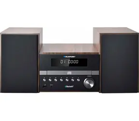 Blaupunkt MS46BT braun / Audiosystem / bis zu 300W / CD / MP3 / Bluetooth / FM / USB / Wecker / Fernbedienung 
