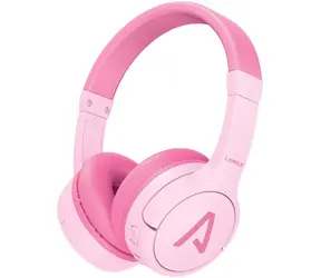 Lamax BaseKid1 Pink / Kabellose Kopfhörer / Mikrofon / Bluetooth 5.3 / USB-C