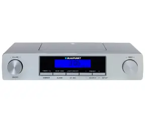 Blaupunkt KR12SL silber / Küchenradio / LED-Display / Wecker 