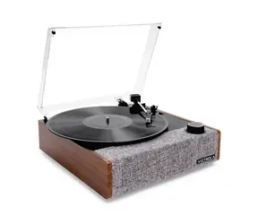 Victrola VTA-74-WLN-INT Eastwood II braun / Plattenspieler / 3 Geschwindigkeiten / BT / RCA