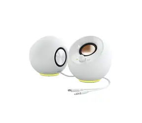 Creative Pebble SE RGB weiß / Lautsprecher / 2.0 / USB / 4,4W