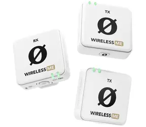 Rode Wireless ME Dual weiß / drahtloses Mikrofonsystem / 1 Sender und 1 Empfänger / USB