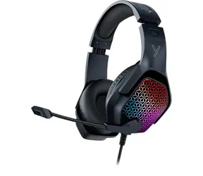 YENKEE YHP 3006 TRINITY schwarz / Gaming-Kopfhörer / Mikrofon / Hintergrundbeleuchtung / USB-A / Klinke / 2,1 m