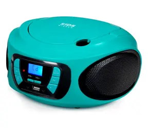 BigBen CD62BLUSBBT blau / Tragbarer CD-Player / MP3 / FM / BT / 4X LR14 