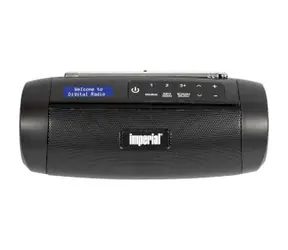 Imperial DABMAN GO schwarz / Tragbares Radio / DAB+ / FM / IPX5 / USB-C 