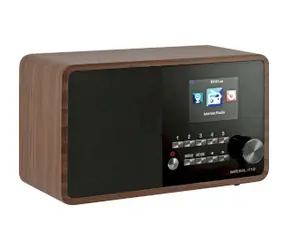 Imperial i110 (V2) braun / Internetradio / WLAN / USB / Bluetooth / Wecker / mobile App 