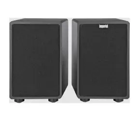 Imperial Lautsprecherset Schwarz / 20W / 2.0 Lautsprecher 