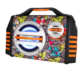 Sencor SSS 3200 / Kinderlautsprecher mit Mikrofon / Bluetooth 3.0 / 1800 mAh / USB / LED-Display / 30W