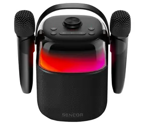 Sencor SSS 3450K schwarz / Lautsprecher mit kabellosen Mikrofonen / 35W / 8000mAh / Bluetooth 5.3 / USB-C / IPX5 