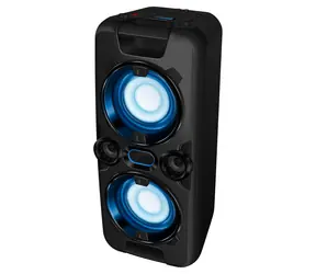 Sencor SSS 3800 schwarz / kabelloser Lautsprecher mit Hintergrundbeleuchtung und Mikrofon / 60 W / Bluetooth 2.1 / USB / 4000 mAh / LCD